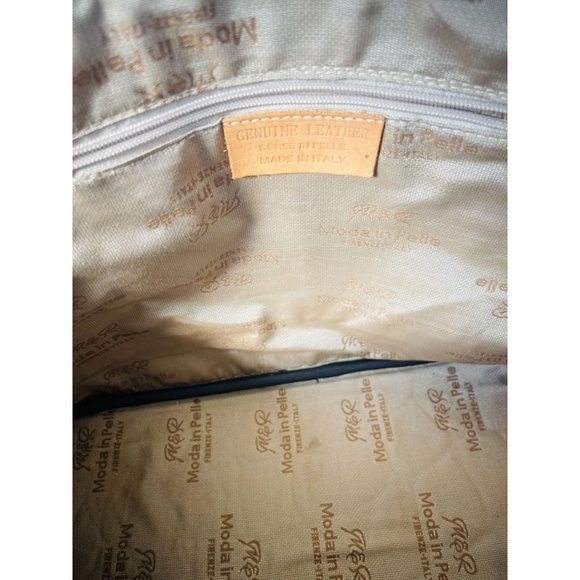 M&R Moda in Pelle Firenze Italy Leather Bag - Picture 14 of 14